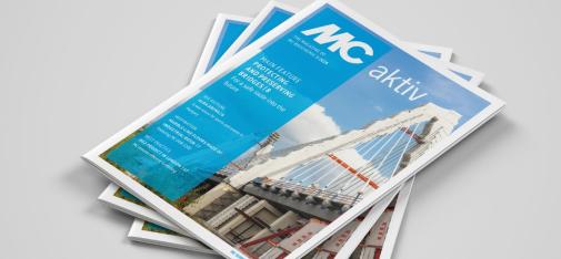 The new issue of our customer magazine MC aktiv focuses on protecting and preserving bridges for a safe route into the future.